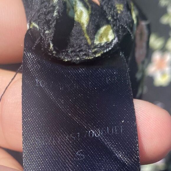 Mustard Seed Black Floral Mini Dress | S - Picture 3 of 5